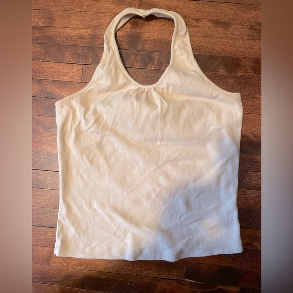 Maurices Tops - Maurices Tan Colored Halter Crop Top with built in bra